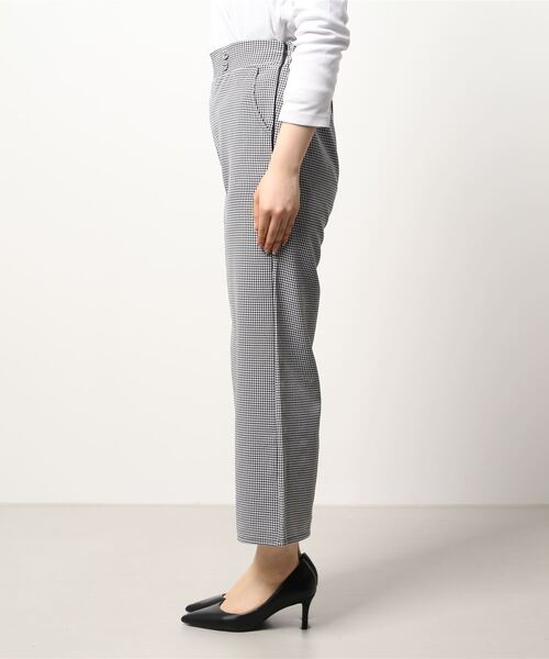 flower(フラワー)の「デイリーギンガムパンツ(その他パンツ・レディース・ブラック/ベージュ・FREE)」の3枚目の写真