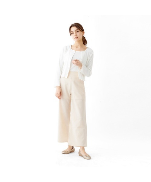 flower(フラワー)の「デイリーギンガムパンツ(その他パンツ・レディース・ブラック/ベージュ・FREE)」の14枚目の写真