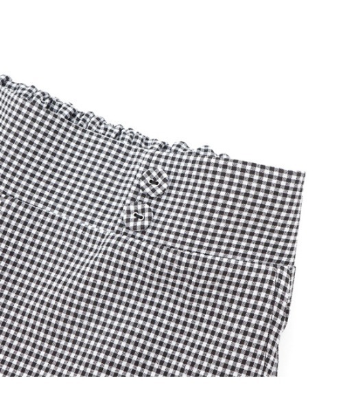 flower(フラワー)の「デイリーギンガムパンツ(その他パンツ・レディース・ブラック/ベージュ・FREE)」の17枚目の写真