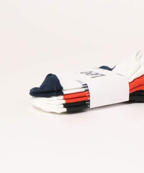 Lee（リー）の「【Lee】アンクルソックス3点セット（ソックス/靴下・キッズ・ブルー・M/L）」の2枚目の写真