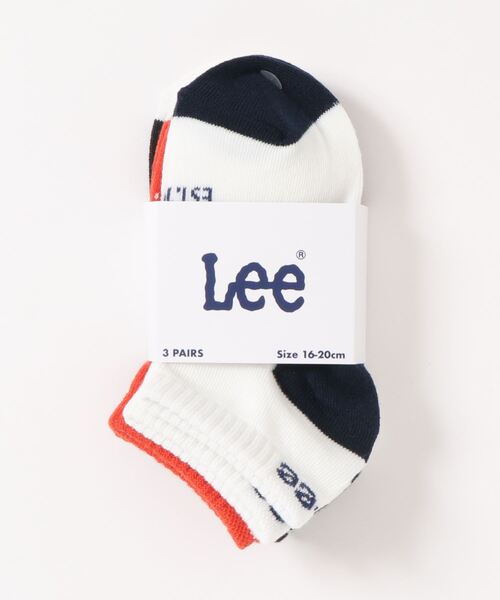 Lee（リー）の「【Lee】アンクルソックス3点セット（ソックス/靴下・キッズ・ブルー・M/L）」の4枚目の写真