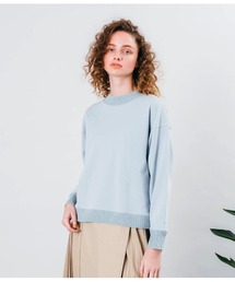 SIPULI | LOTUS×FRESCA High Twist & HighGauge URAKE モックネックスウェット(スウェット)