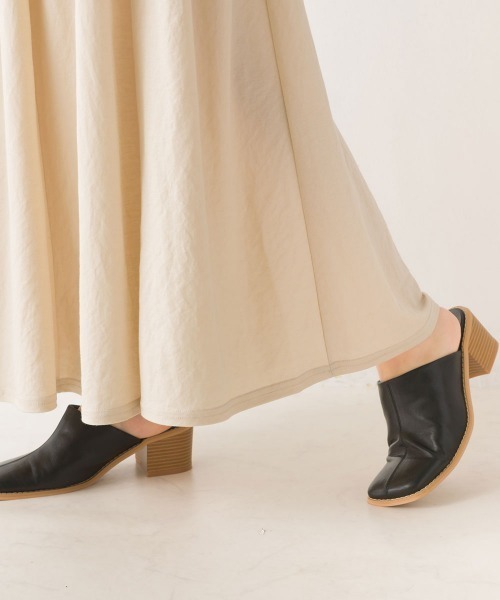 OMNES（オムネス）の「接触冷感レーヨンナイロンギャザースカート（スカート・レディース・ラベンダー/ベージュ/ブルー/ブラック/キャメル・FREE）」の15枚目の写真