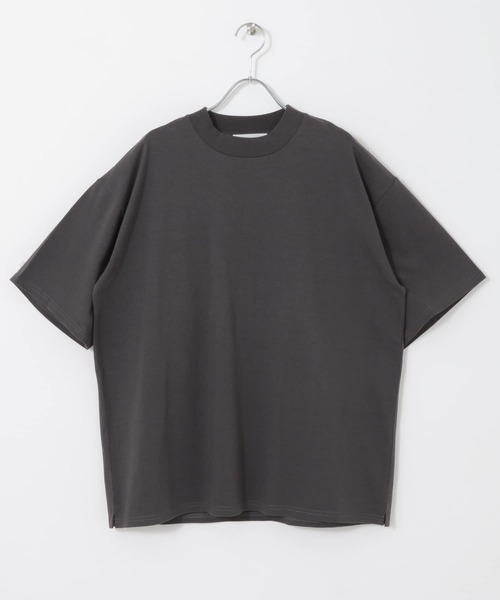 URBAN RESEARCH Sonny Label(アーバンリサーチサニーレーベル)の「USAコットンモックネックTシャツ(Tシャツ/カットソー・メンズ・オフホワイト/ベージュ系その他/チャコールグレー・LARGE/MEDIUM)」の10枚目の写真
