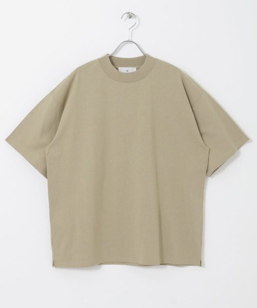 URBAN RESEARCH Sonny Label(アーバンリサーチサニーレーベル)の「USAコットンモックネックTシャツ(Tシャツ/カットソー・メンズ・オフホワイト/ベージュ系その他/チャコールグレー・LARGE/MEDIUM)」の7枚目の写真