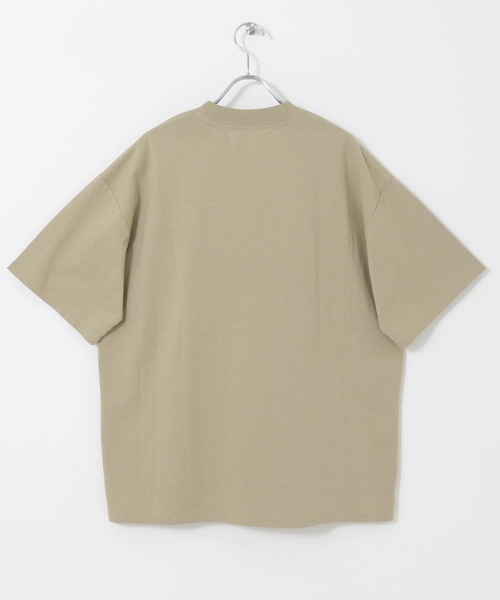 URBAN RESEARCH Sonny Label(アーバンリサーチサニーレーベル)の「USAコットンモックネックTシャツ(Tシャツ/カットソー・メンズ・オフホワイト/ベージュ系その他/チャコールグレー・LARGE/MEDIUM)」の9枚目の写真