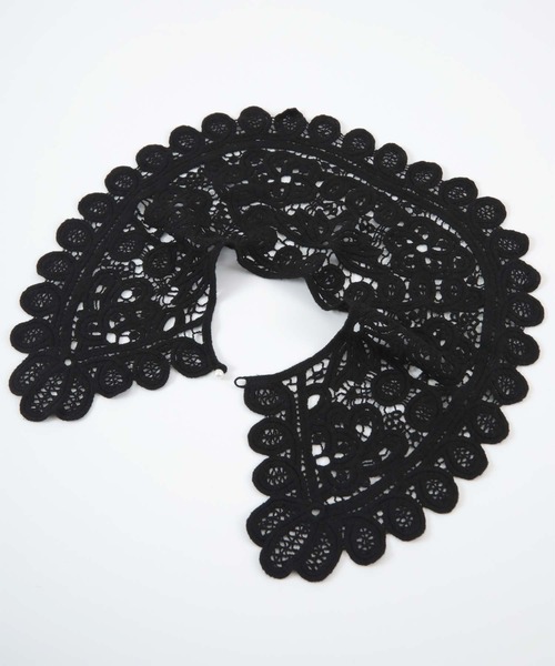 titivate（ティティベイト）の「ﾊﾟｰﾙﾎﾞﾀﾝﾚｰｽ付け襟（付け襟・レディース・ブラック/アイボリー・FREE）」の12枚目の写真