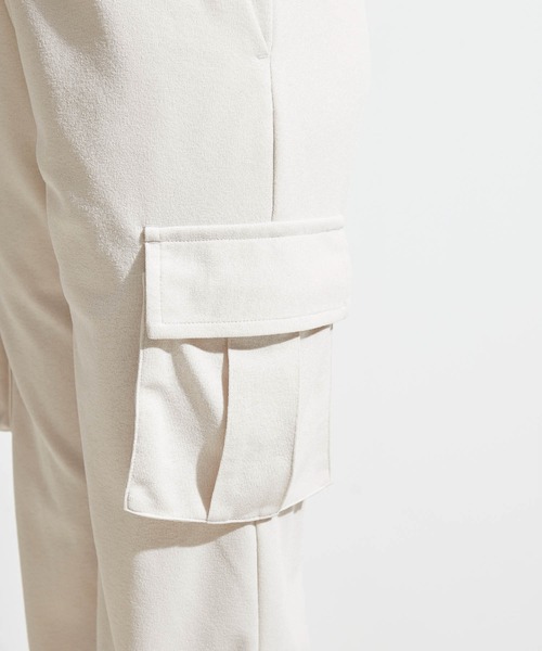 NERGY（ナージー）の「BP ジョーゼットカーゴパンツ（カーゴパンツ・レディース・チャコールグレー/オフホワイト・FREE）」の11枚目の写真