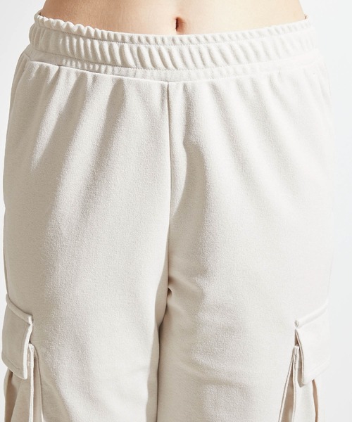 NERGY（ナージー）の「BP ジョーゼットカーゴパンツ（カーゴパンツ・レディース・チャコールグレー/オフホワイト・FREE）」の13枚目の写真