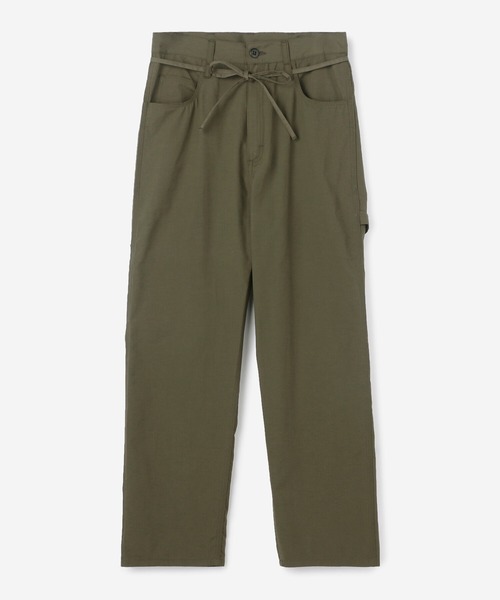 MONITALY（モニタリー）の「MONITALY | ドロップクロッチペインターパンツ WOMEN（その他パンツ・レディース・ベージュ/オリーブ・32）」の9枚目の写真