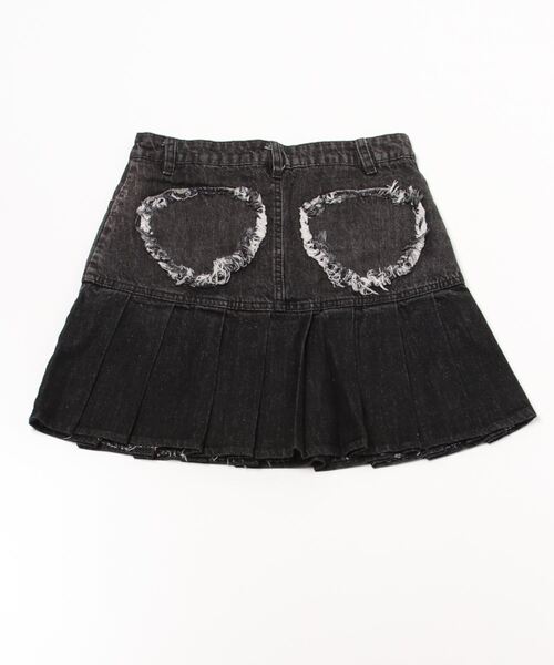 XU(エックスユー)の「【XU/エックスユー】gradation denim skirt/デニムスカート ミニスカート プリーツスカート(デニムスカート・レディース・ブラック/ブルー・M)」の11枚目の写真