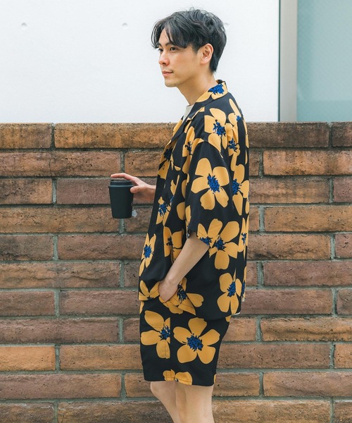 セール】レトロフラワーアロハシャツ（シャツ/ブラウス）｜coca（coca