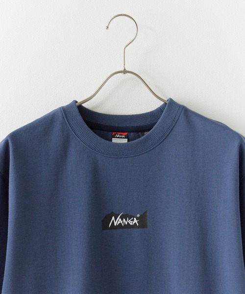 NANGA（ナンガ）の「NANGA/ナンガ ECO HYBRID MT LOGO TEE ロゴTシャツ 2026年春夏（Tシャツ/カットソー・メンズ・ホワイト/ブラック/ネイビー/キャメル/グレー/レンガ・L/XL/M/S）」の13枚目の写真