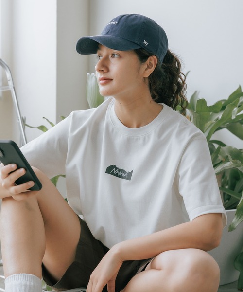 NANGA（ナンガ）の「NANGA/ナンガ ECO HYBRID MT LOGO TEE ロゴTシャツ 2026年春夏（Tシャツ/カットソー・メンズ・ホワイト/ブラック/ネイビー/キャメル/グレー/レンガ・L/XL/M/S）」の18枚目の写真