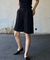 y/m by RIKA | クレープハーフパンツ(その他パンツ)