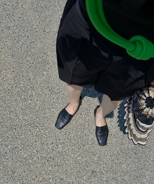 y/m by RIKA（イムバイリカ）の「クレープハーフパンツ（その他パンツ・レディース・ブラック/グレイッシュベージュ・FREE）」の19枚目の写真