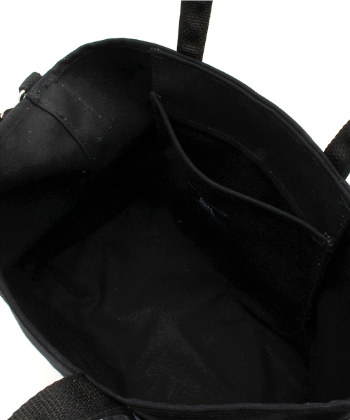 SHIPS シップストートバッグ ブラック Kaan キャンバス Kaan: Bucket Tote Water Repellent Cotton｜ SHIPS 公式サイト