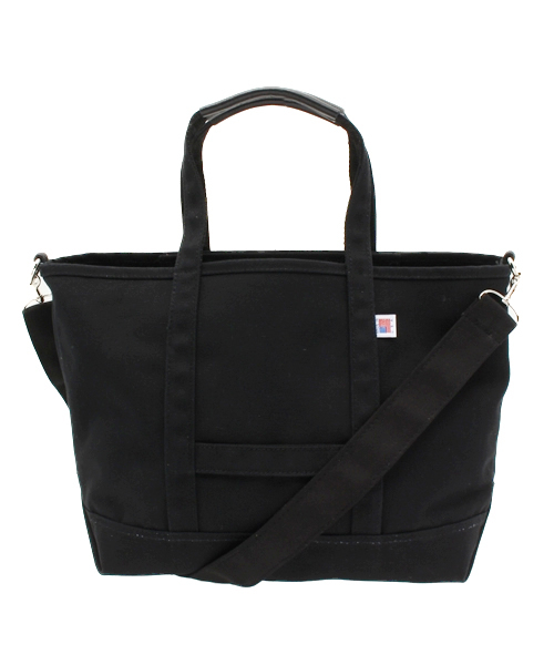 SHIPS シップストートバッグ ブラック Kaan キャンバス SHIPS（シップス）の「SA: アメリカ製 キャンバス トートバッグ