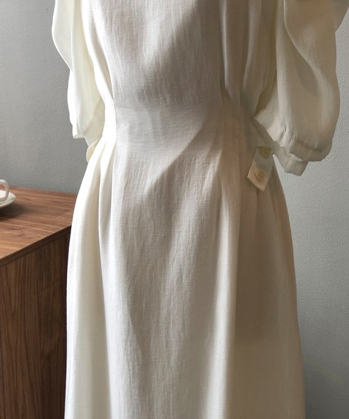 aimoha(アイモハ)の「ふんわりワンピース (SS)(ワンピース・レディース・ブルー/オフホワイト・MEDIUM/LARGE)」の6枚目の写真