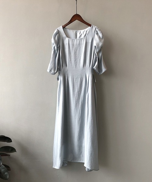 aimoha(アイモハ)の「ふんわりワンピース (SS)(ワンピース・レディース・ブルー/オフホワイト・MEDIUM/LARGE)」の22枚目の写真
