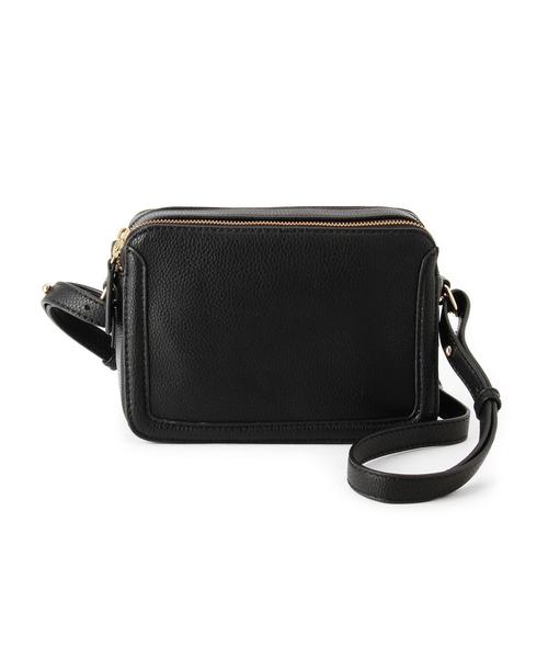 BEAUTY&YOUTH UNITED ARROWS（ビューティーアンドユースユナイテッドアローズ）の「BYSF∵ スクエアジップ 2WAY ショルダー◆（ショルダーバッグ・レディース・ナチュラル/ネイビー/ブラック/ベージュ・FREE）」の2枚目の写真