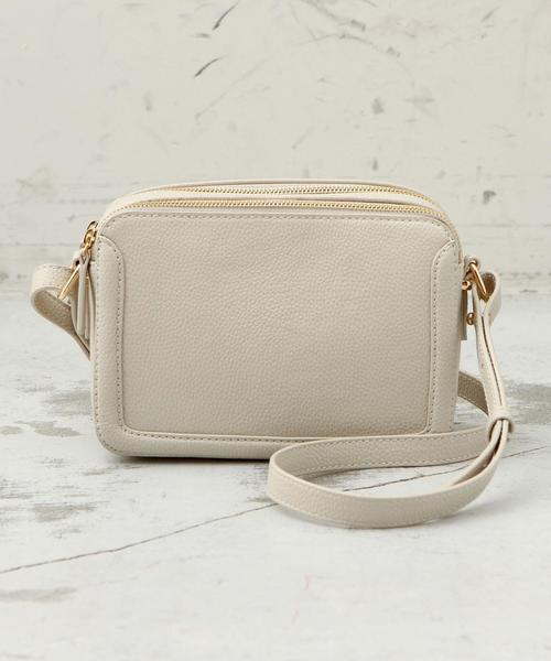 BEAUTY&YOUTH UNITED ARROWS（ビューティーアンドユースユナイテッドアローズ）の「BYSF∵ スクエアジップ 2WAY ショルダー◆（ショルダーバッグ・レディース・ナチュラル/ネイビー/ブラック/ベージュ・FREE）」の6枚目の写真