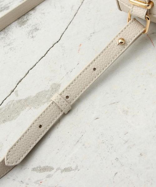 BEAUTY&YOUTH UNITED ARROWS（ビューティーアンドユースユナイテッドアローズ）の「BYSF∵ スクエアジップ 2WAY ショルダー◆（ショルダーバッグ・レディース・ナチュラル/ネイビー/ブラック/ベージュ・FREE）」の10枚目の写真