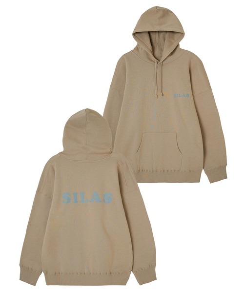 SILAS(サイラス)の「ROUNDED LOGO SWEAT HOODIE(パーカー・メンズ・アッシュ/ブラック/ベージュ・MEDIUM/LARGE/X-LARGE)」の3枚目の写真