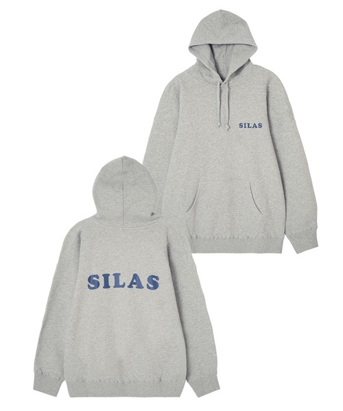 SILAS(サイラス)の「ROUNDED LOGO SWEAT HOODIE(パーカー・メンズ・アッシュ/ブラック/ベージュ・MEDIUM/LARGE/X-LARGE)」の2枚目の写真