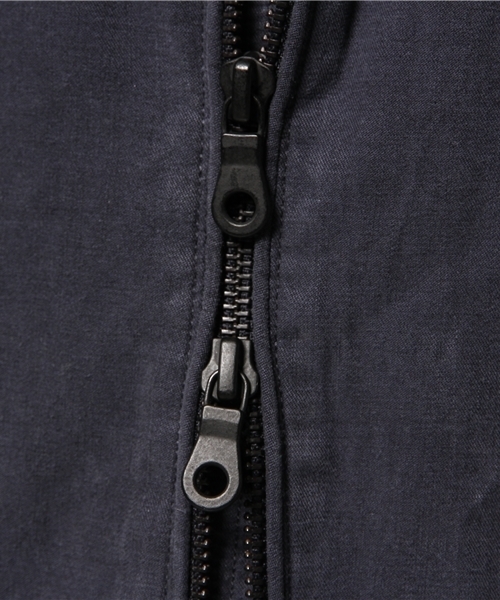 AMERICAN RAG CIE（アメリカンラグシー）の「AMERICAN RAG CIE 綿テンセル ジップアップブルゾン（ブルゾン・メンズ・ネイビー/ベージュ・1/3/2）」の8枚目の写真