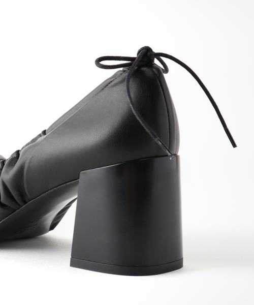 PATOU/パトゥ】BLOCK HEEL RNR パンプス