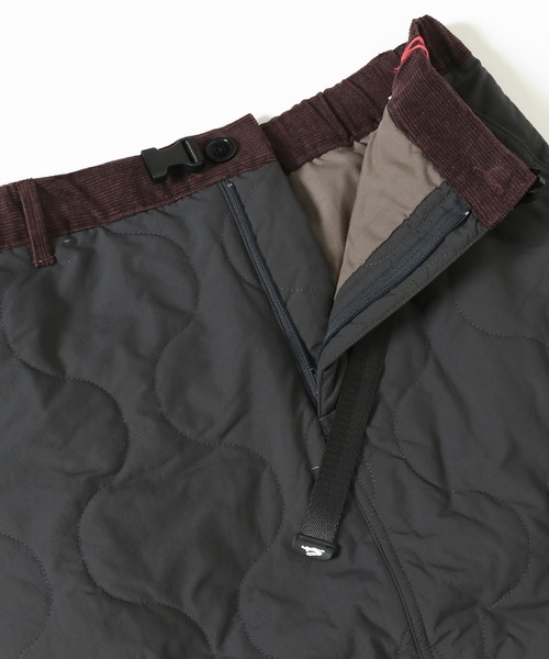 KRIFF MAYER Lady's Collection（クリフメイヤーレディースコレクション）の「キルティングロングスカート（中綿キルトクライミングスカート）（スカート・レディース・カーキ/ブラック/ブラウン/チャコール/ベージュ・MEDIUM/LARGE）」の11枚目の写真