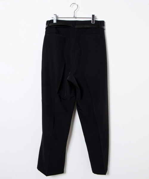 WEGO（ウィゴー）の「WEGO/ベルト付きワイドスラックス（スラックス・メンズ・ブラック・MEDIUM/LARGE）」の13枚目の写真