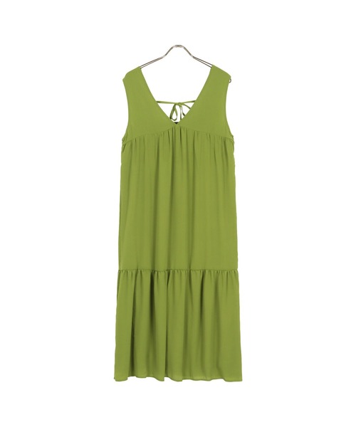 KOBE LETTUCE（コウベレタス）の「楊柳シアーワンピース（ワンピース・レディース・ブラック/ブラウン系/イエロー系/ネイビー/ピンク系/ライトグリーン・FREE）」の4枚目の写真