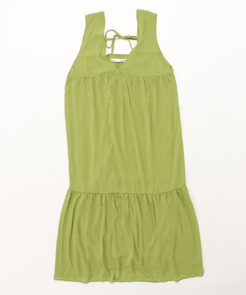 KOBE LETTUCE（コウベレタス）の「楊柳シアーワンピース（ワンピース・レディース・ブラック/ブラウン系/イエロー系/ネイビー/ピンク系/ライトグリーン・FREE）」の15枚目の写真