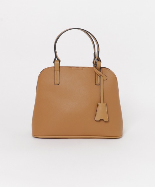 RODE SKO（ロデスコ）の「キーチャームミドルバッグ（ハンドバッグ・レディース・ブラック/グリーン系その他/キャメル・ONE）」の9枚目の写真