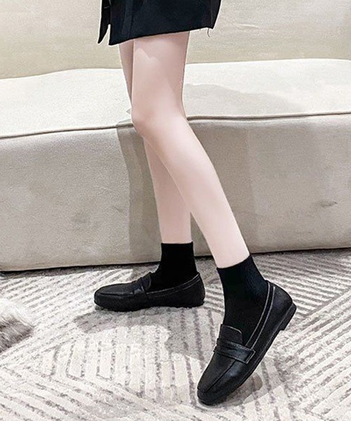 STYLEBLOCK(スタイルブロック)の「フラットローファーパンプス(パンプス・レディース・ベージュ系その他/ブラック・39/37/38/35/40/36)」の6枚目の写真