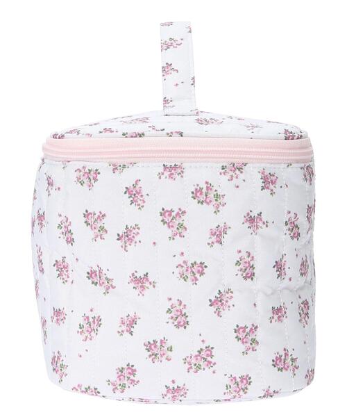 Maison de FLEUR(メゾンドフルール)の「フラワーキルトスクエアポーチ(ポーチ・レディース・サックスブルー/ピンク・FREE)」の9枚目の写真