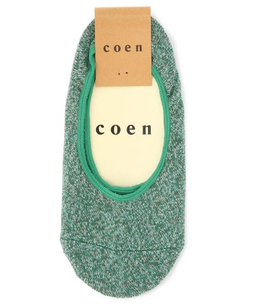 coen（コーエン）の「スラブシューズインソックス（ソックス/靴下・レディース・ライトグレー/レッド/イエロー/ケリー/ライトブルー・フリー）」の3枚目の写真
