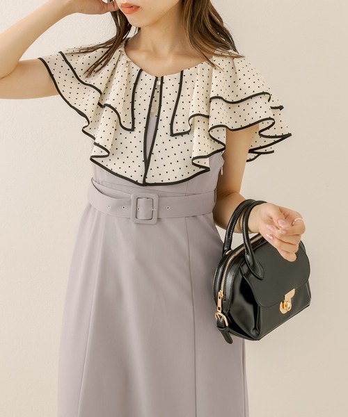 OLIVE des OLIVE(オリーブデオリーブ)の「マーメイドジャンスカ(ジャンパースカート・レディース・ブラック/ブラウン/グレイッシュベージュ・FREE)」の10枚目の写真