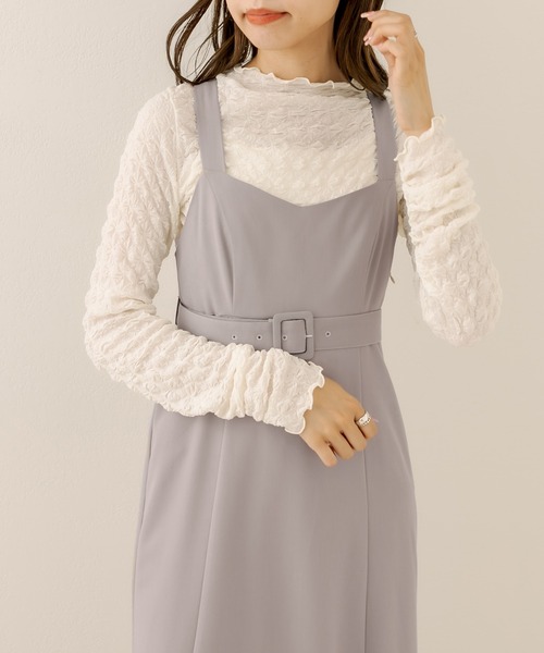 OLIVE des OLIVE(オリーブデオリーブ)の「マーメイドジャンスカ(ジャンパースカート・レディース・ブラック/ブラウン/グレイッシュベージュ・FREE)」の14枚目の写真