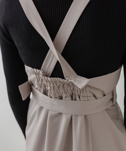 OLIVE des OLIVE(オリーブデオリーブ)の「マーメイドジャンスカ(ジャンパースカート・レディース・ブラック/ブラウン/グレイッシュベージュ・FREE)」の22枚目の写真