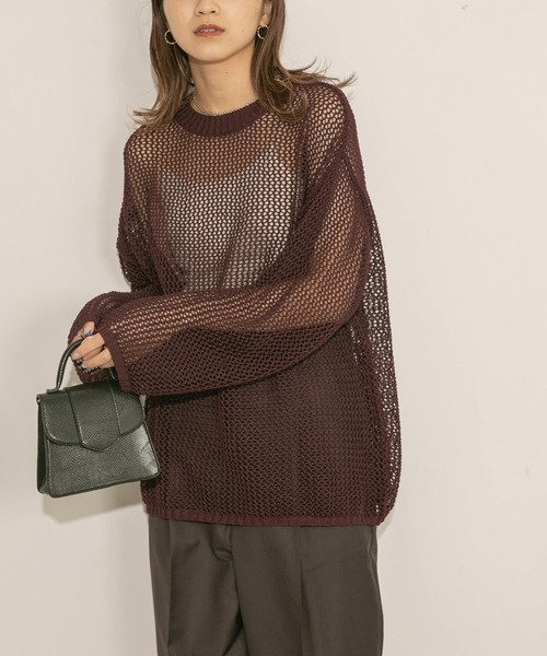 KBF - KBF BIGニット KBF（ケイビーエフ）の「メッシュBIGニット（ニット/セーター