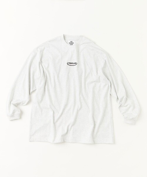 FREAK'S STORE(フリークスストア)の「FROCLUB/フロクラブ BASIC LOGO L/S/ベーシックロゴ(Tシャツ/カットソー・メンズ・ホワイト/グレー/マスタード/ブラック/グリーン/その他・MEDIUM/X-LARGE/LARGE)」の17枚目の写真
