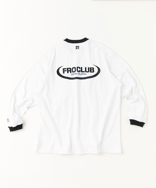 FREAK'S STORE(フリークスストア)の「FROCLUB/フロクラブ BASIC LOGO L/S/ベーシックロゴ(Tシャツ/カットソー・メンズ・ホワイト/グレー/マスタード/ブラック/グリーン/その他・MEDIUM/X-LARGE/LARGE)」の22枚目の写真