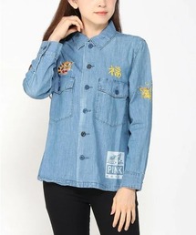 RNA | B2570 PINK MOTEL スーベニアシャツ(シャツ/ブラウス)