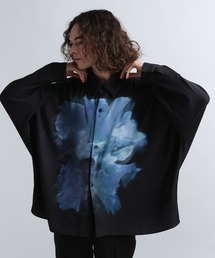 HARE | ボカシフラワードルマンシャツ(HARE)(シャツ/ブラウス)