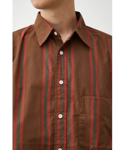 AZUL by moussy（アズールバイマウジー）の「WIDE RELAX SILHOUETTE SHIRT/ワイドリラックスシルエットシャツ（シャツ/ブラウス・メンズ・ブルー/ベージュ系その他/ブラウン系その他/ネイビー系/グリーン系その他/カーキ系・FREE）」の13枚目の写真