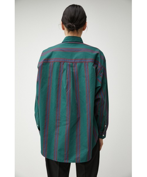 AZUL by moussy（アズールバイマウジー）の「WIDE RELAX SILHOUETTE SHIRT/ワイドリラックスシルエットシャツ（シャツ/ブラウス・メンズ・ブルー/ベージュ系その他/ブラウン系その他/ネイビー系/グリーン系その他/カーキ系・FREE）」の21枚目の写真