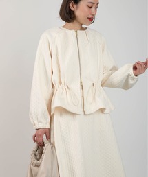 PICCIN | 【セットアップ可能】キルティングドロストブルゾン(ブルゾン)